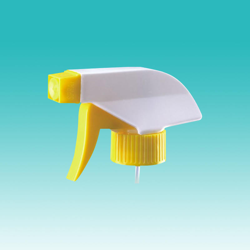 Plastic PP 28/400 yellow widely used trigger sprayer
