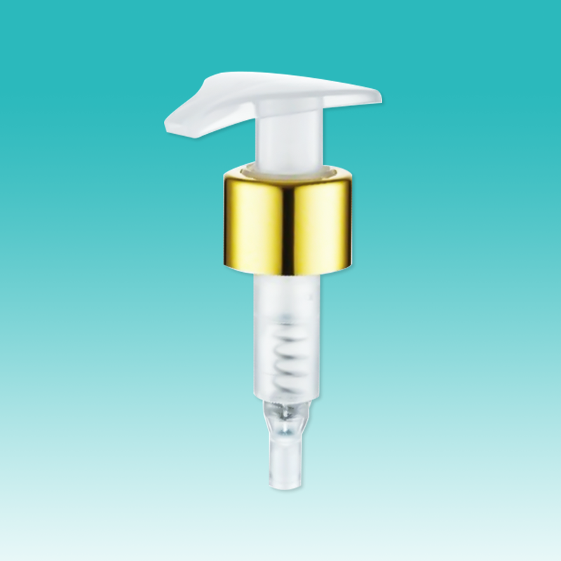 Left-right pump wide round actuator hand soap lotion pump
