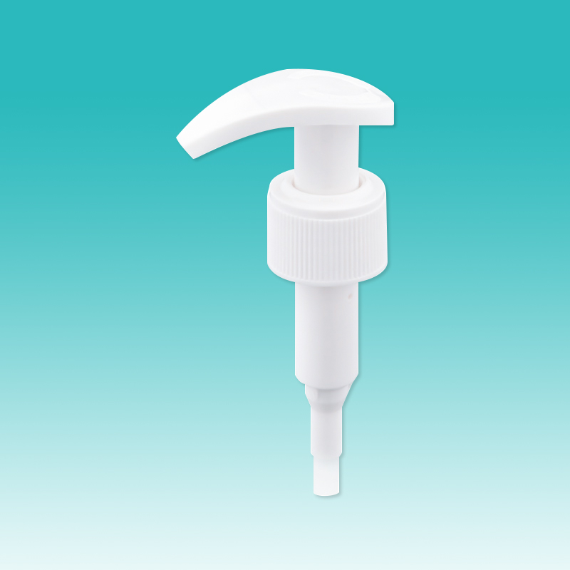 Left-right pump long bent actuator hand soap lotion pump