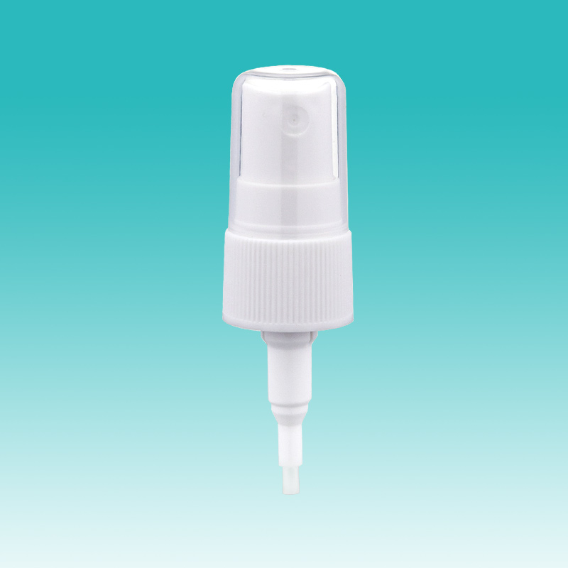  18/410 round PP cap ribbed closure hairsprayer big dosage mist sprayer