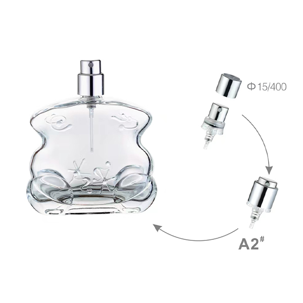 15mm  plastic easy perfume crimp pump
